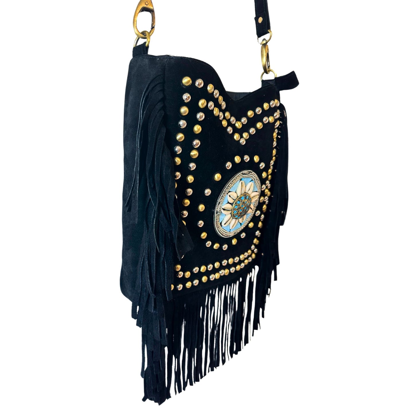 Bandolera de Ante BB (Black/Blue)