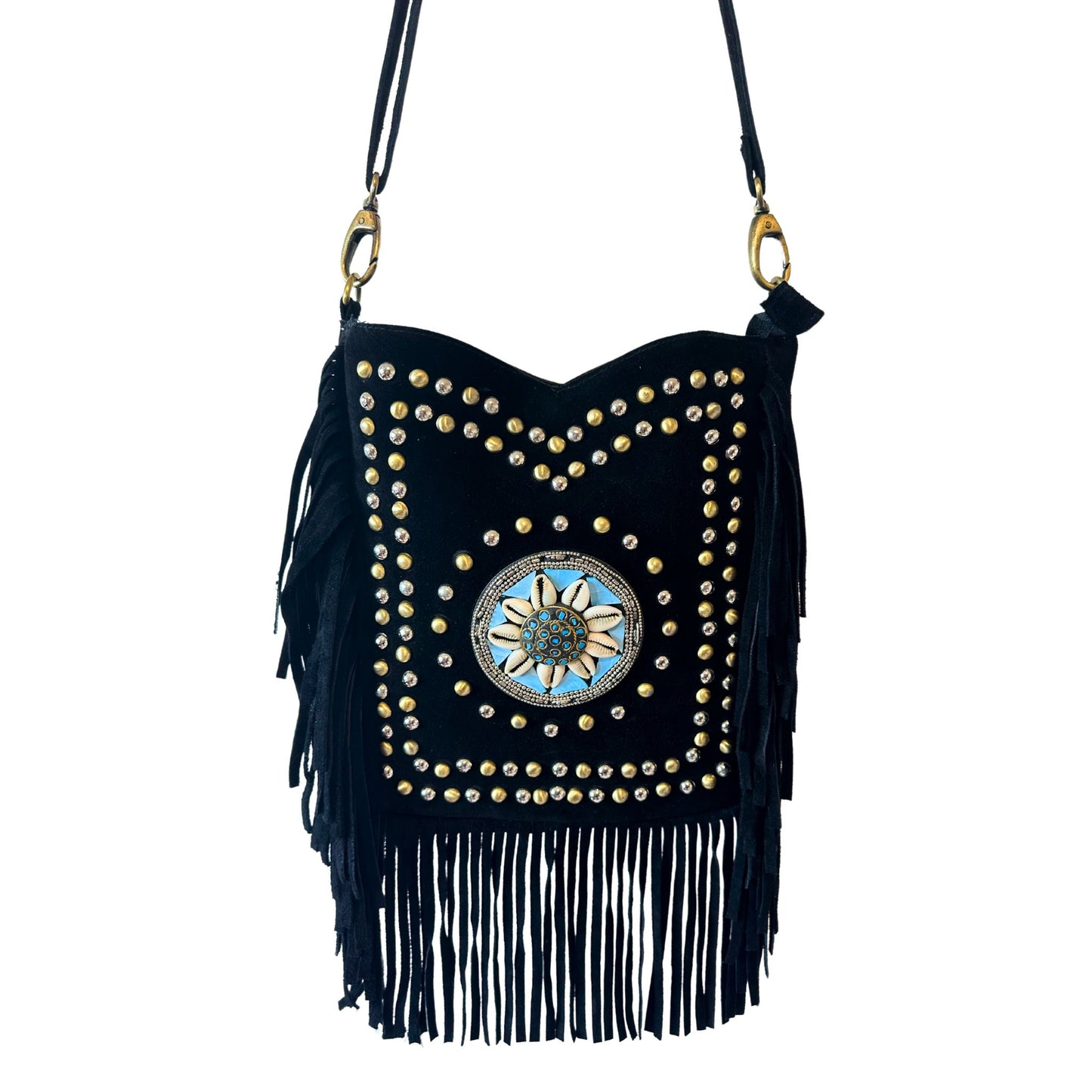 Bandolera de Ante BB (Black/Blue)