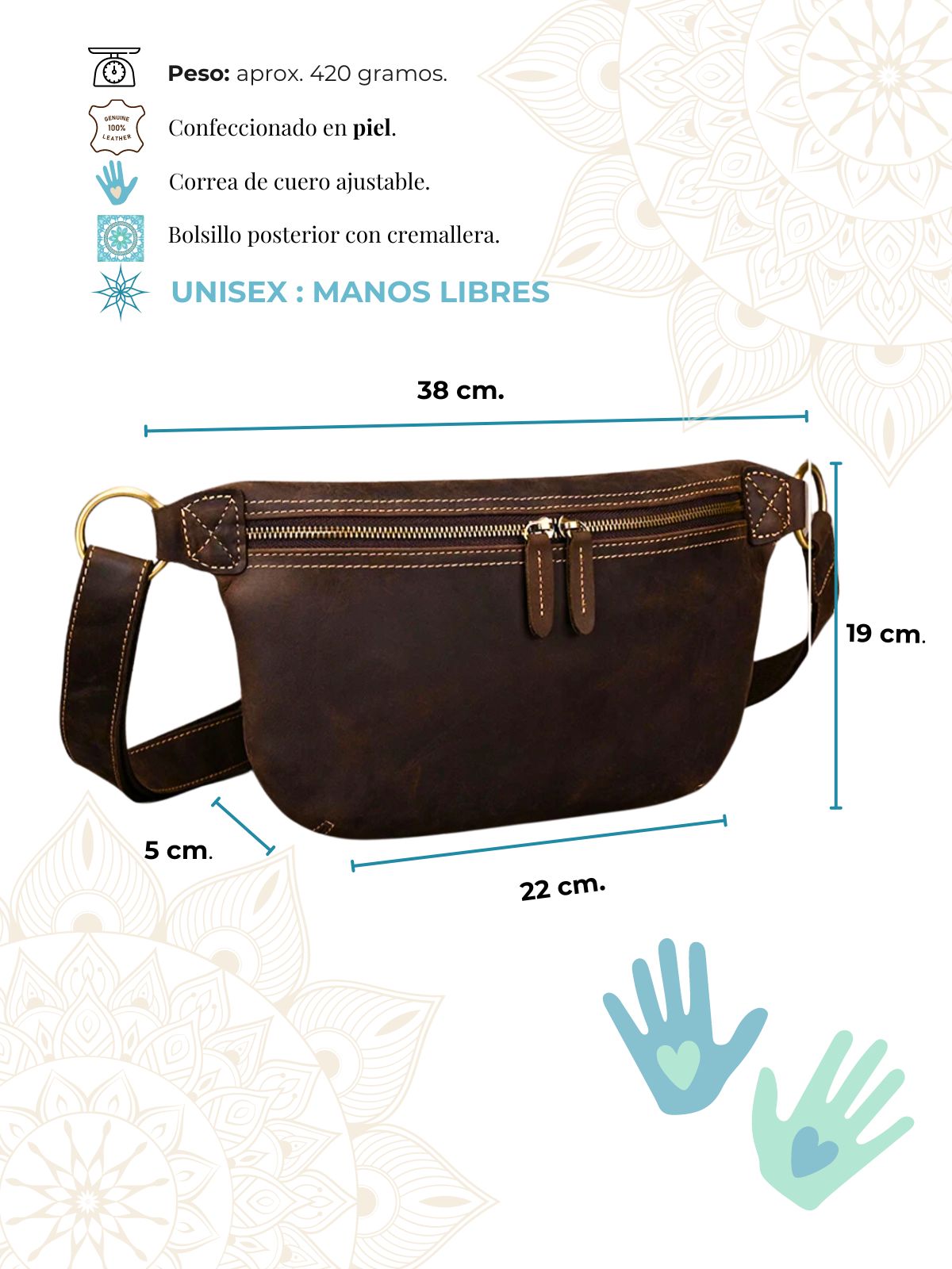 MARÍN. Bolso de Cintura.