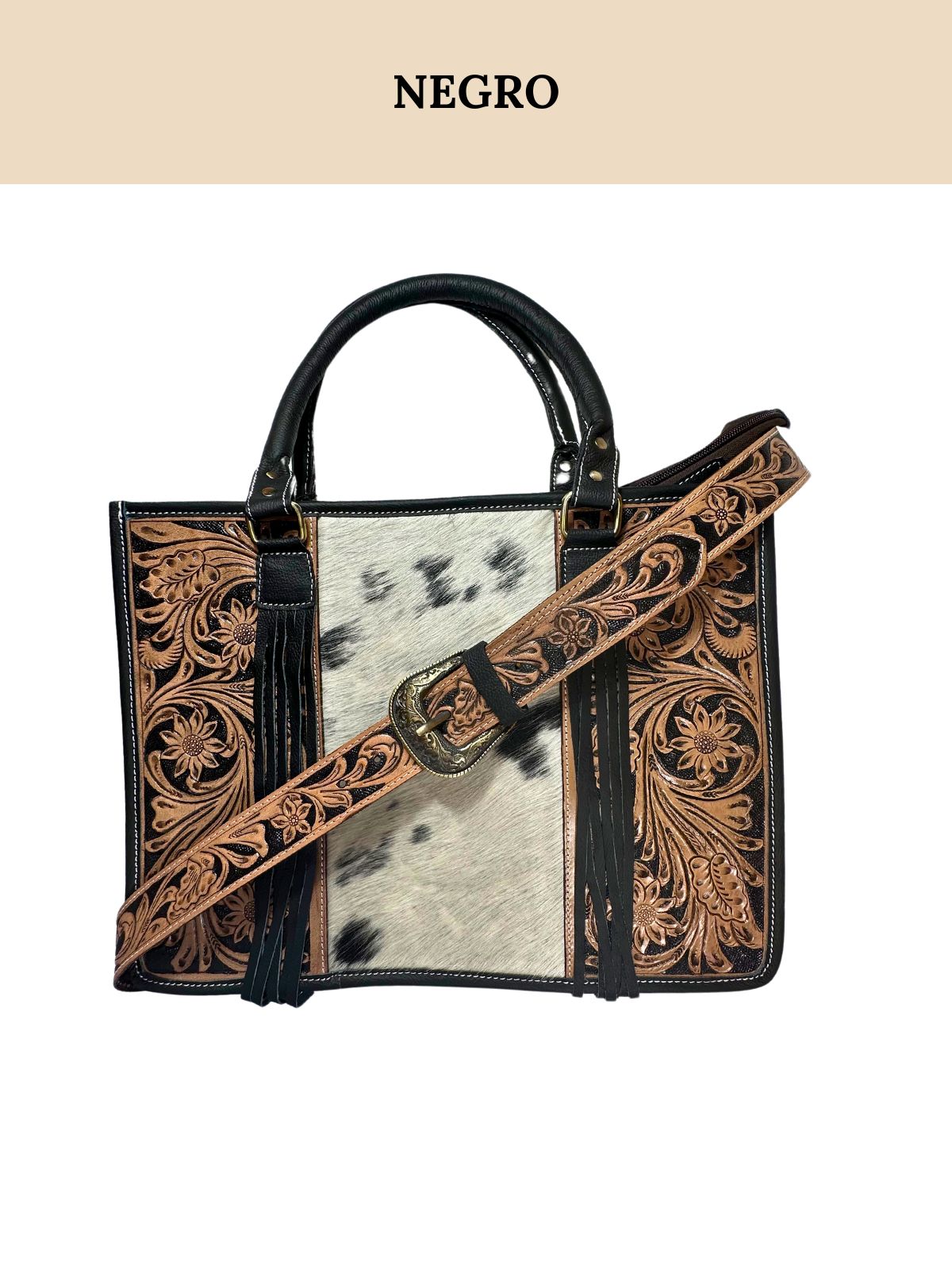 LUX. Bolso HOBO, DOBLE cuero grabado. Madre mía la cantidad de cosas metes dentro.