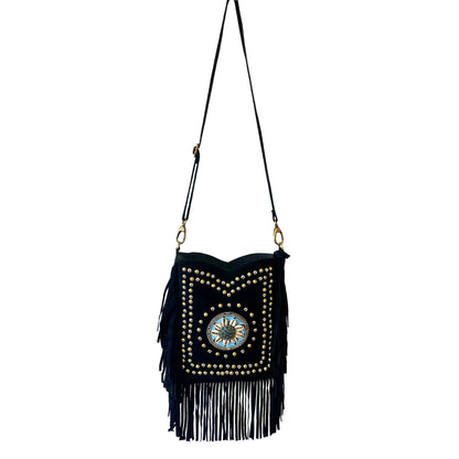 Bandolera de Ante BB (Black/Blue)