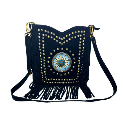 Bandolera de Ante BB (Black/Blue)